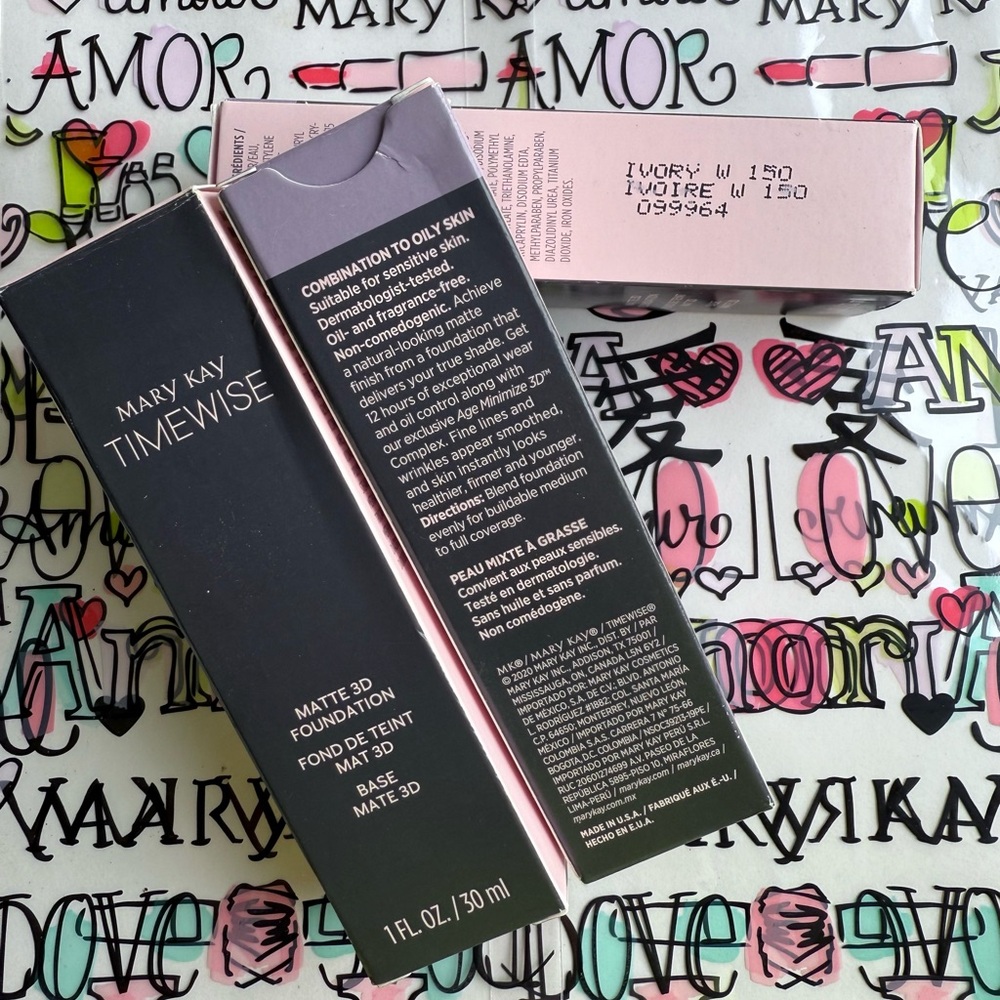 Mary Kay TimeWise Matte 3D Foundation - Ivory 150